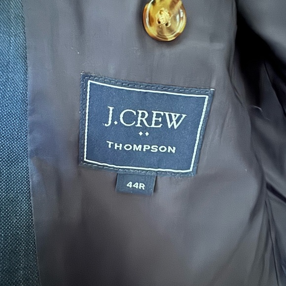 Navy Blue J Crew Thompson Sports Coat - Picture 2 of 2